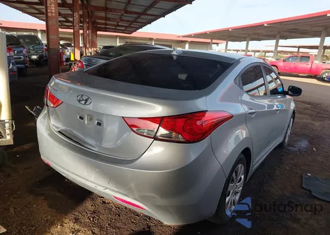 2011 Hyundai Elantra Gls from USA, damaged, VIN 5NPDH4AE5BH034582